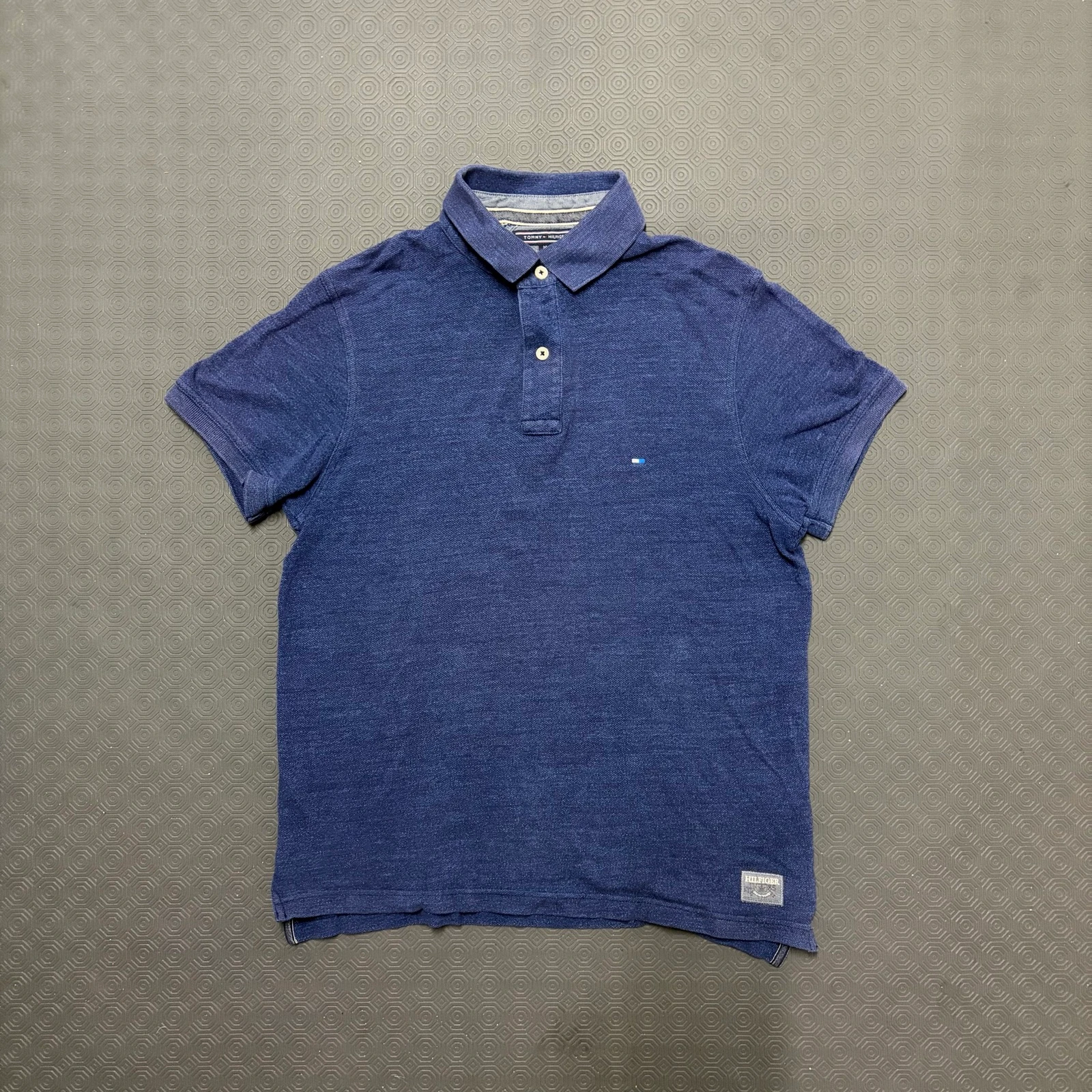 Polo Tommy Hilfiger Azul Tamanho M Slim fit 